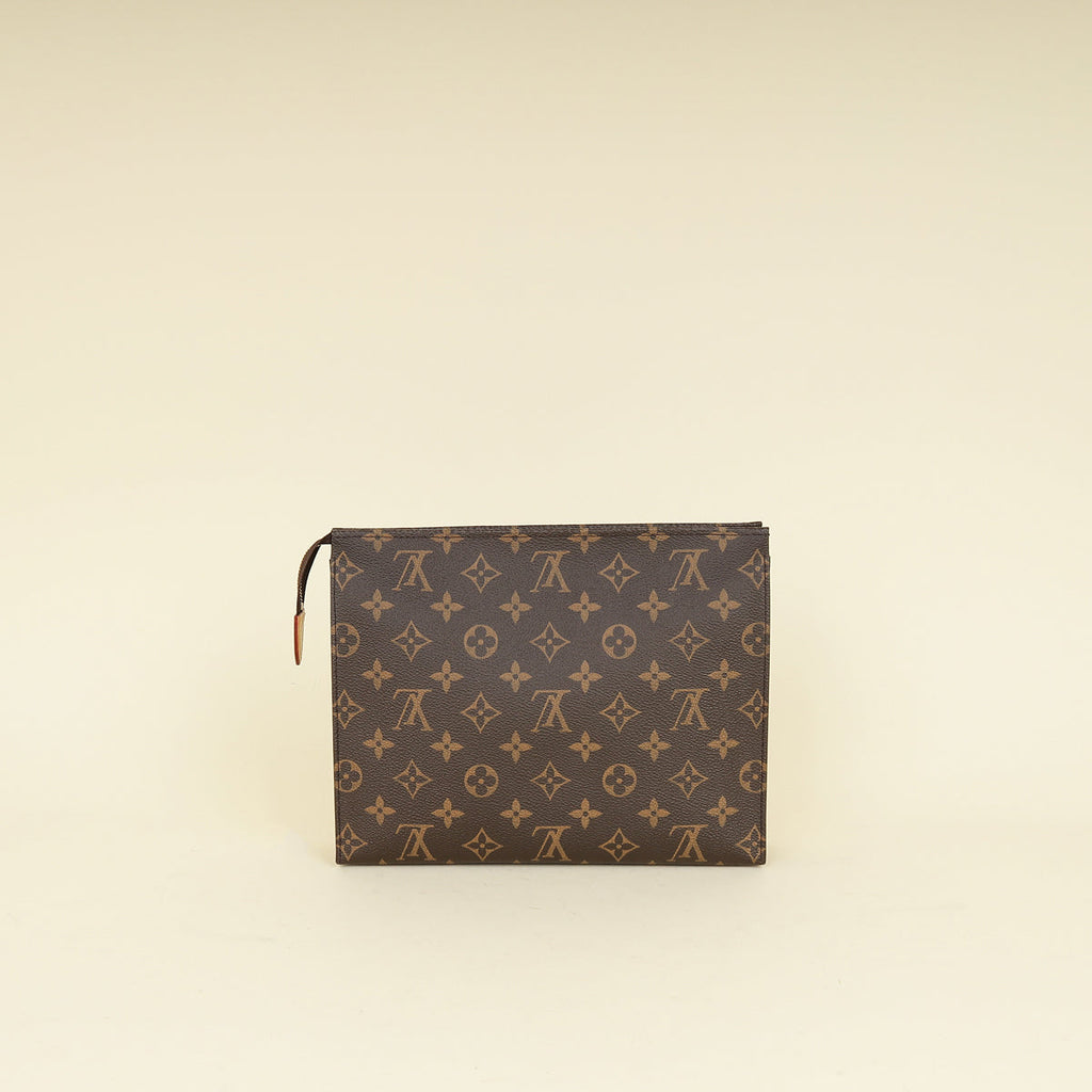 Louis Vuitton Brown Monogram Toiletry Pouch 26