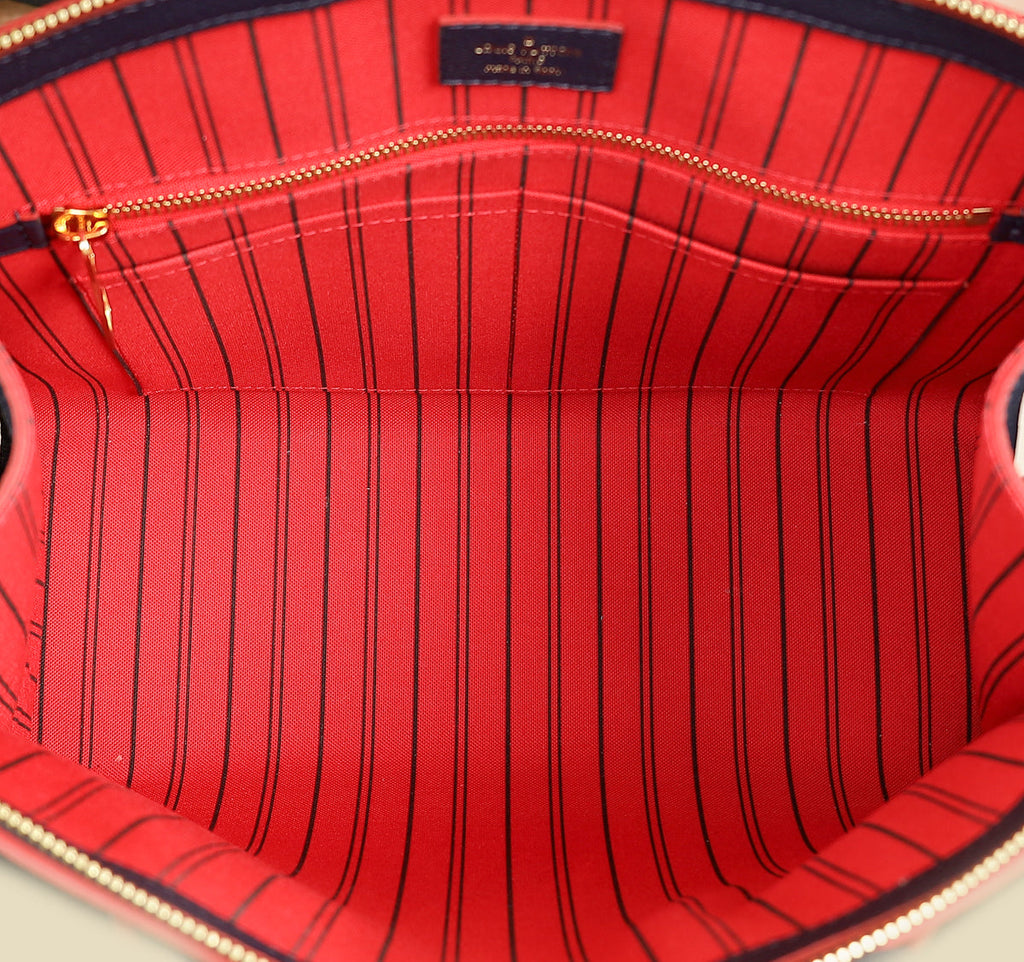 Louis Vuitton Marine Rouge Monogram Empreinte Pont Neuf Bag