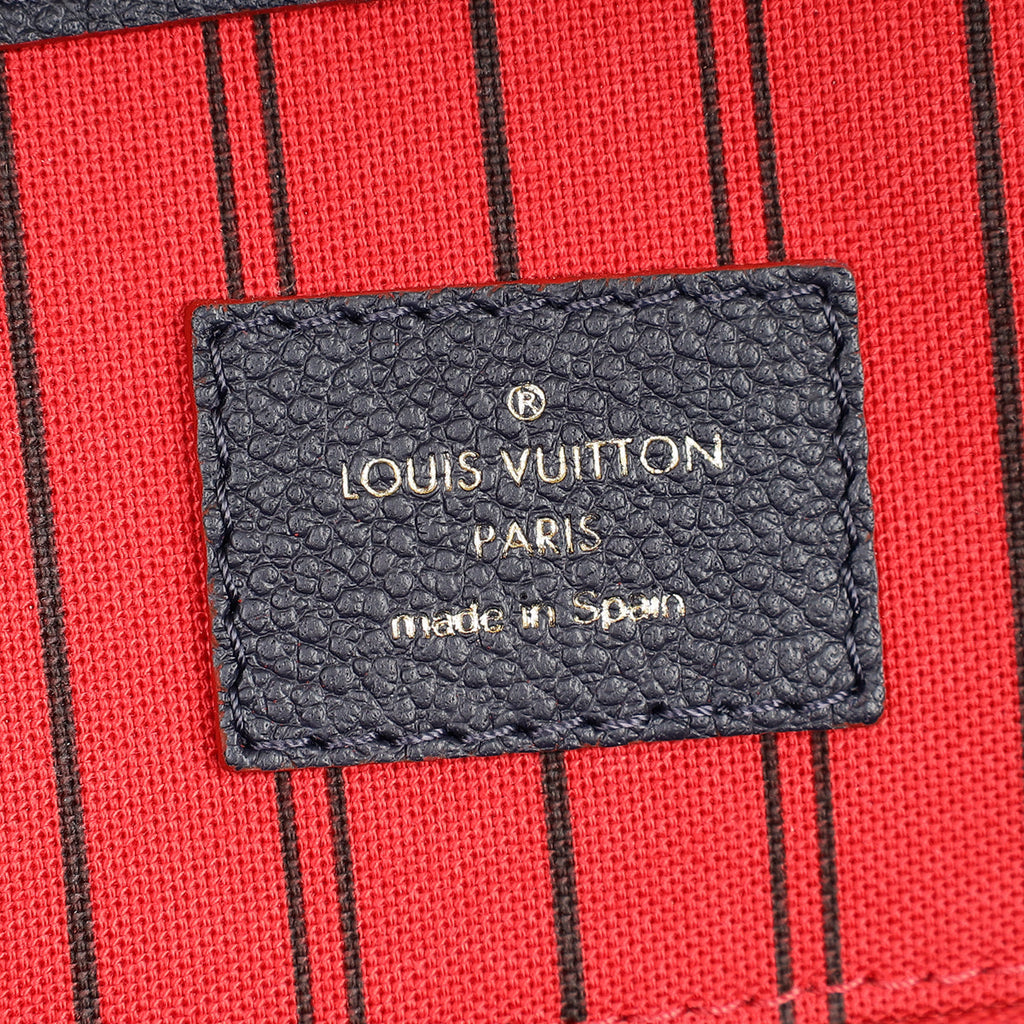 Louis Vuitton Marine Rouge Monogram Empreinte Pont Neuf Bag