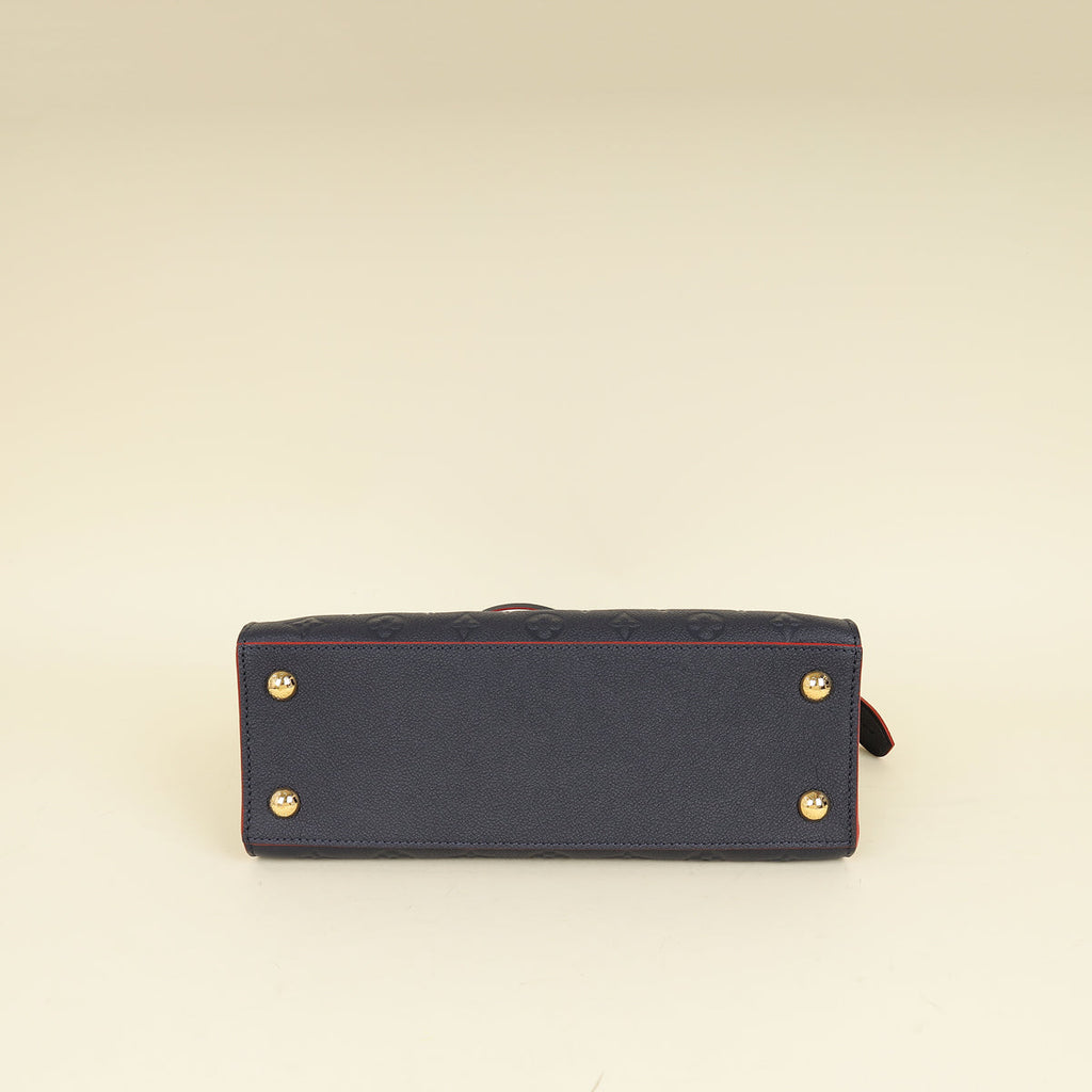 Louis Vuitton Marine Rouge Monogram Empreinte Pont Neuf Bag