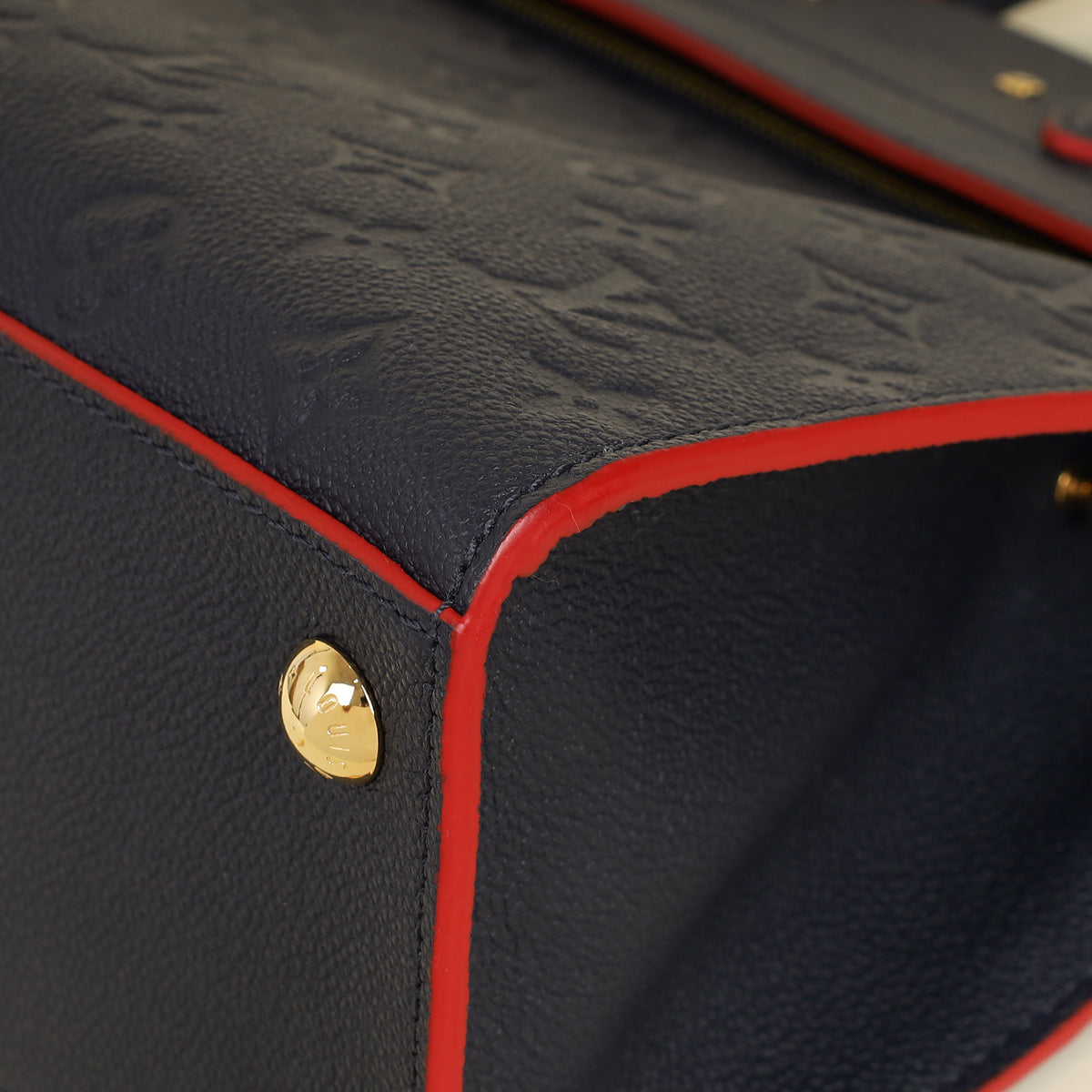 Louis Vuitton Marine Rouge Monogram Empreinte Pont Neuf Bag