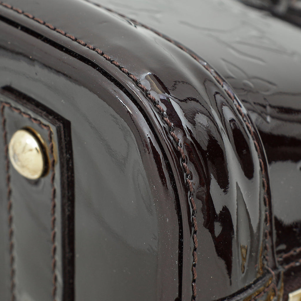 Louis Vuitton Amarante Monogram Vernis Alma BB Bag