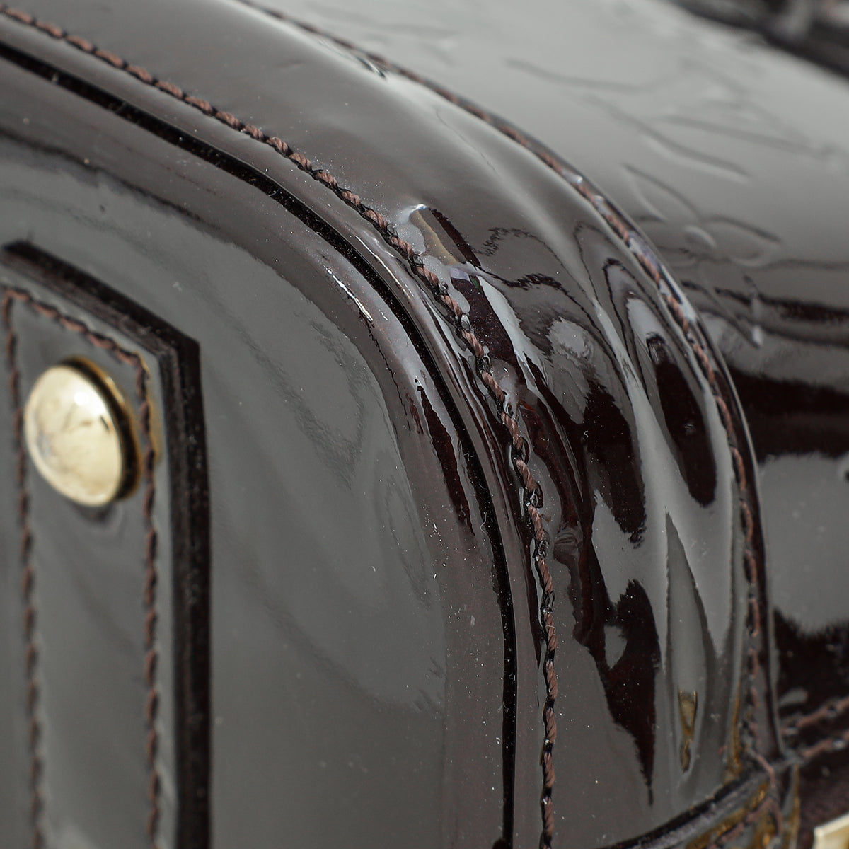 Louis Vuitton Amarante Monogram Vernis Alma BB Bag