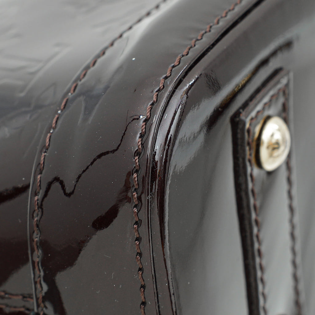 Louis Vuitton Amarante Monogram Vernis Alma BB Bag