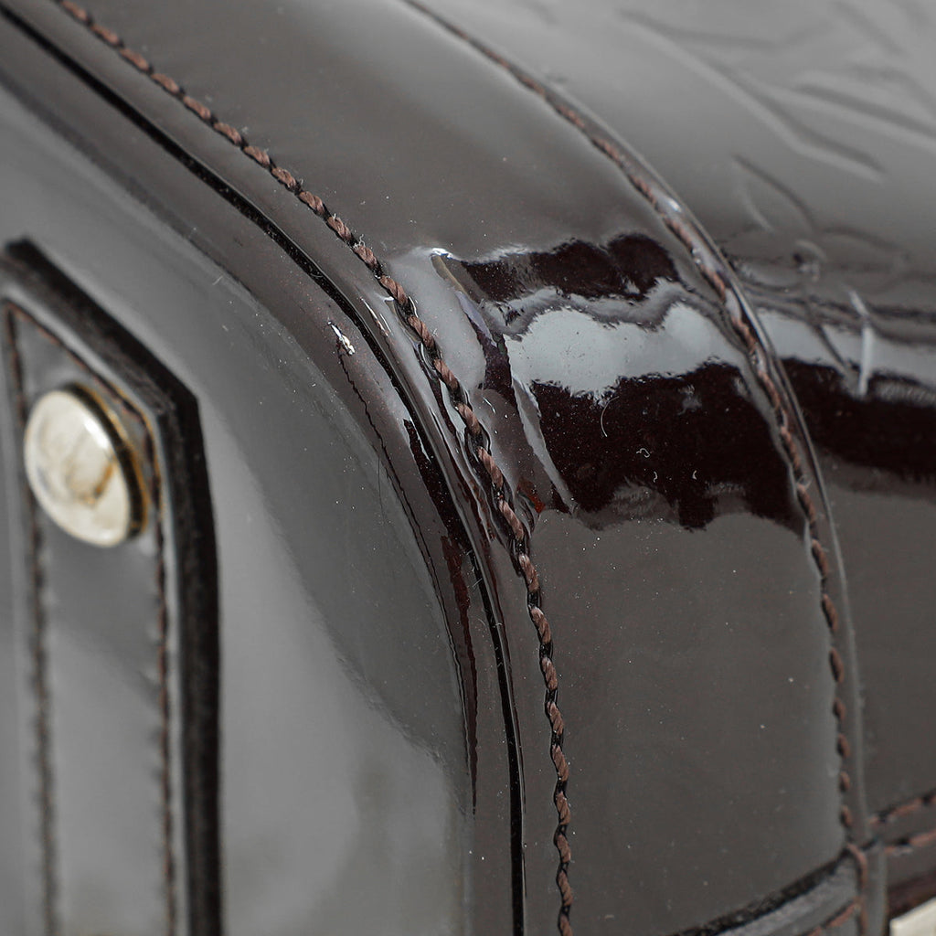 Louis Vuitton Amarante Monogram Vernis Alma BB Bag