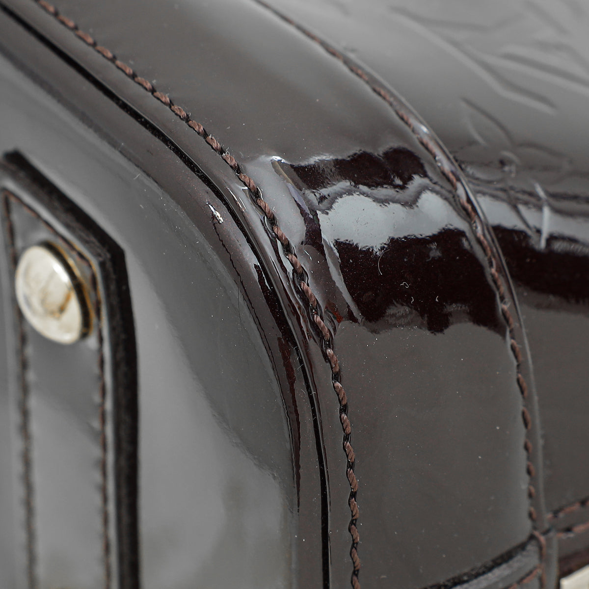 Louis Vuitton Amarante Monogram Vernis Alma BB Bag