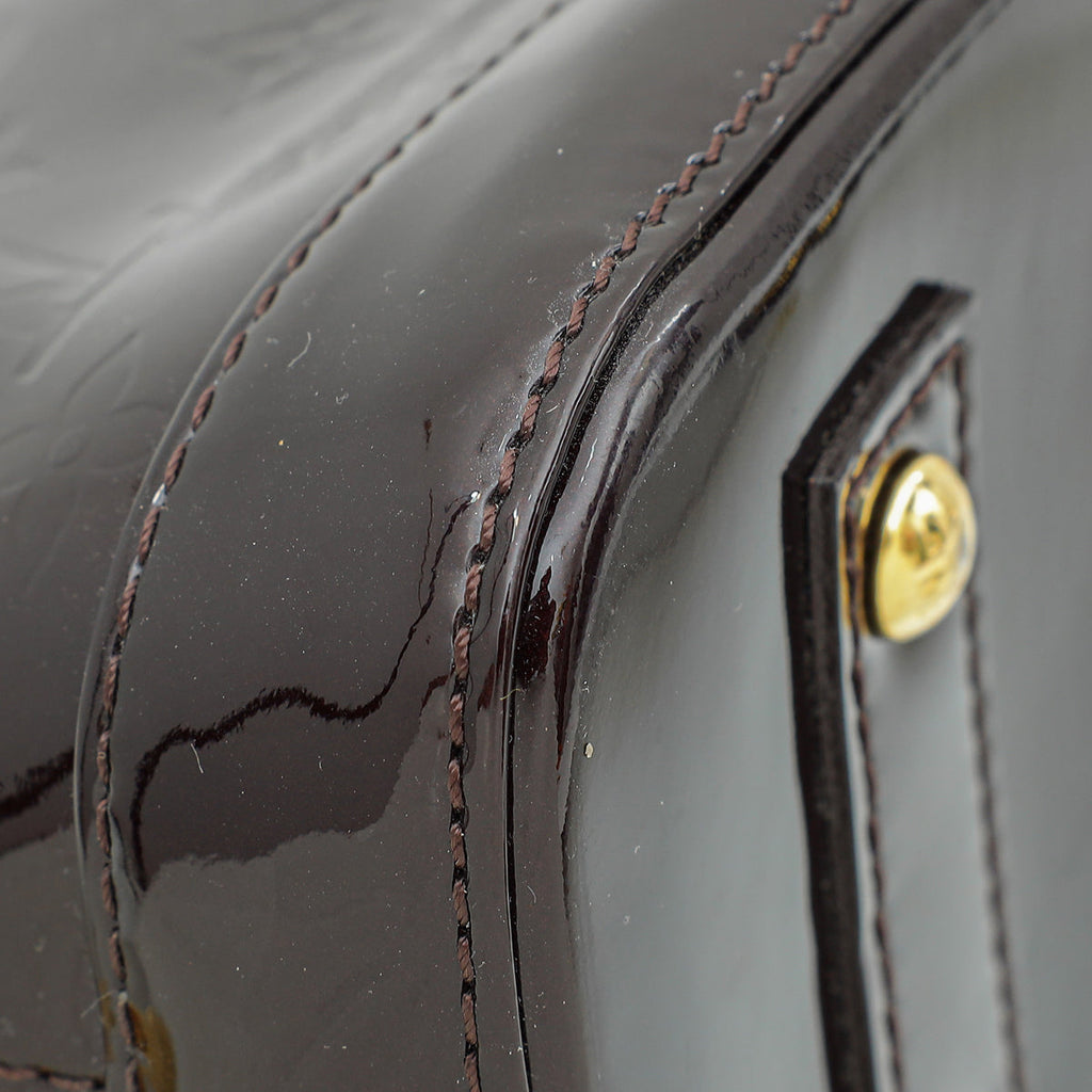 Louis Vuitton Amarante Monogram Vernis Alma BB Bag