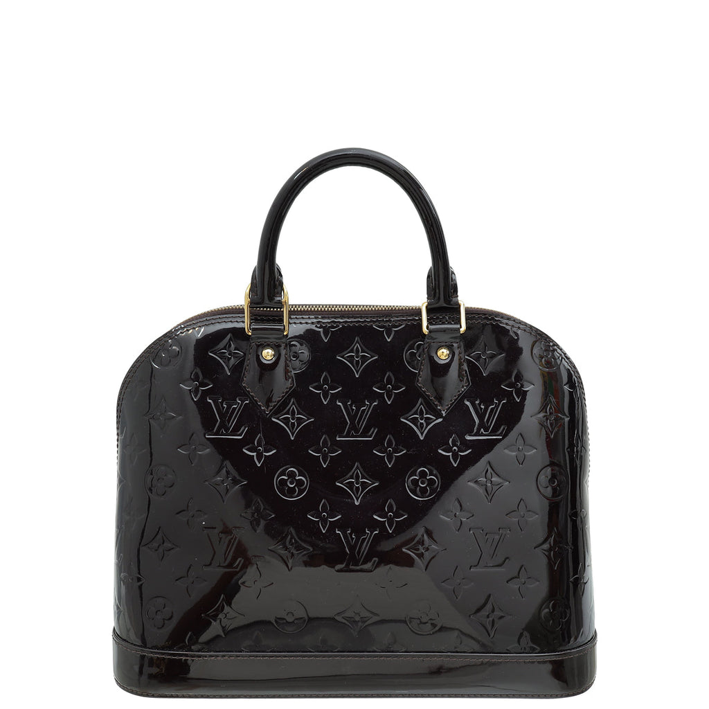 Louis Vuitton Amarante Monogram Vernis Alma PM Bag