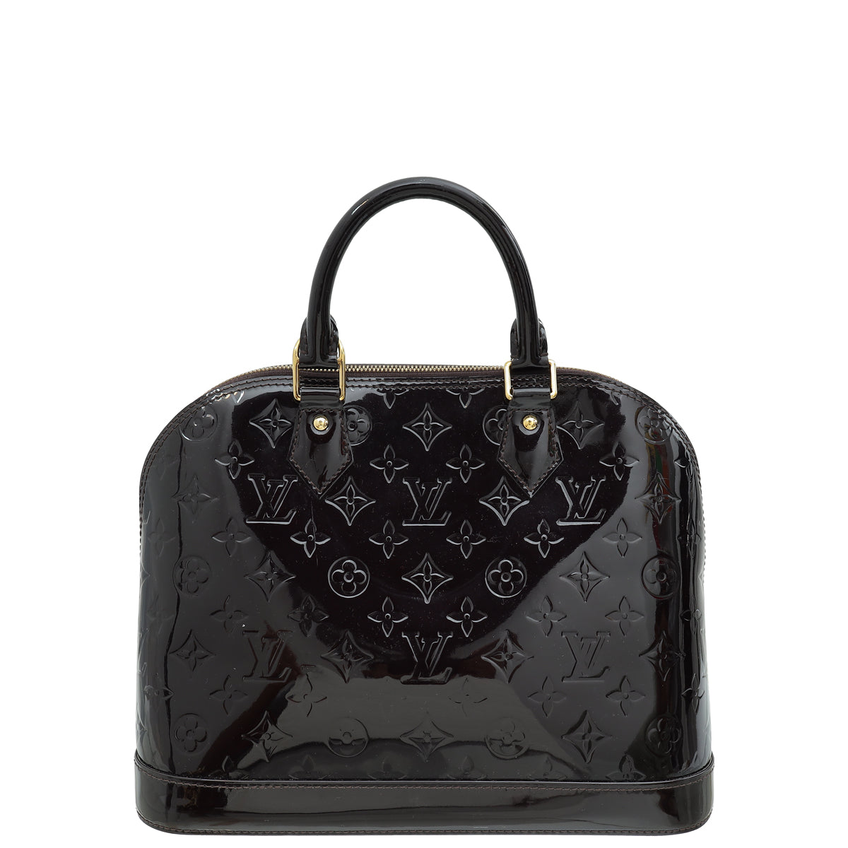 Louis Vuitton Amarante Monogram Vernis Alma PM Bag