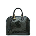 Louis Vuitton Grand Bleu Monogram Vernis Alma PM Bag