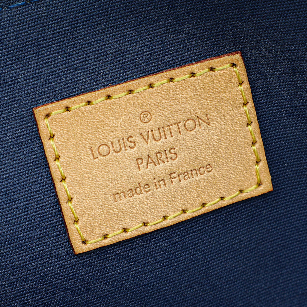 Louis Vuitton Grand Bleu Monogram Vernis Alma PM Bag
