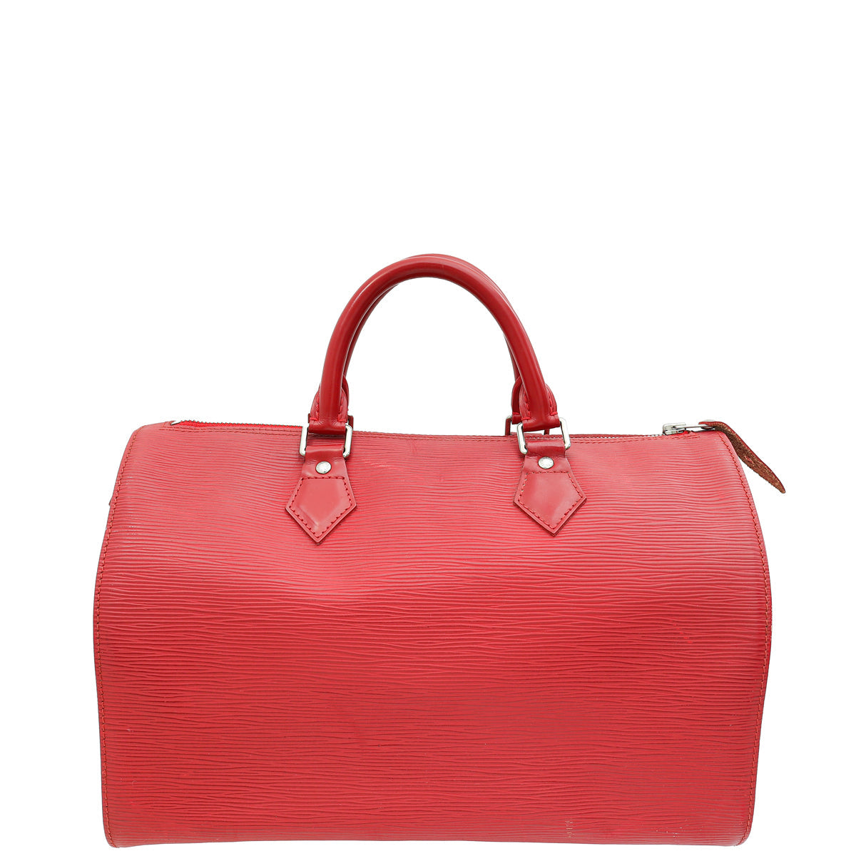 Louis Vuitton Red Speedy 35 Bag