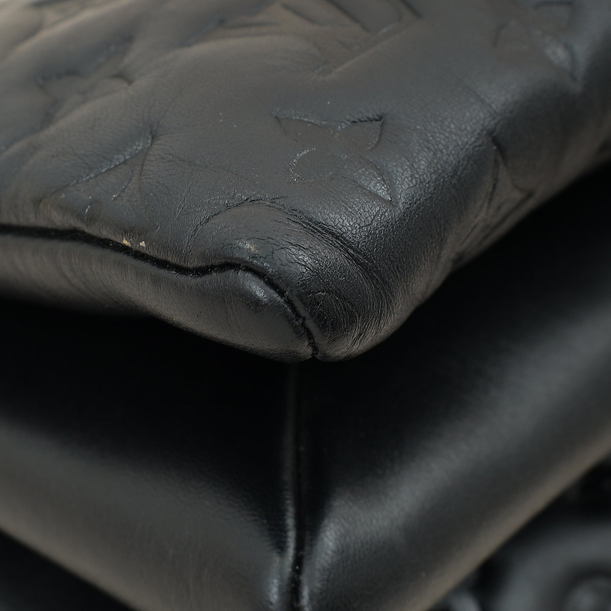 Louis Vuitton Monogram Embossed Coussin PM Bag