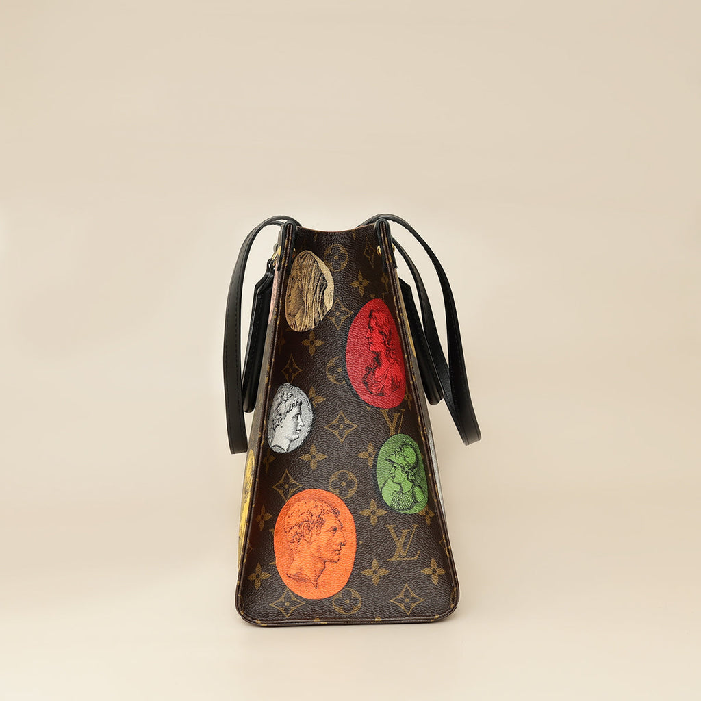 Louis Vuitton Monogram x Fornasetti Capsule Onthego MM Bag