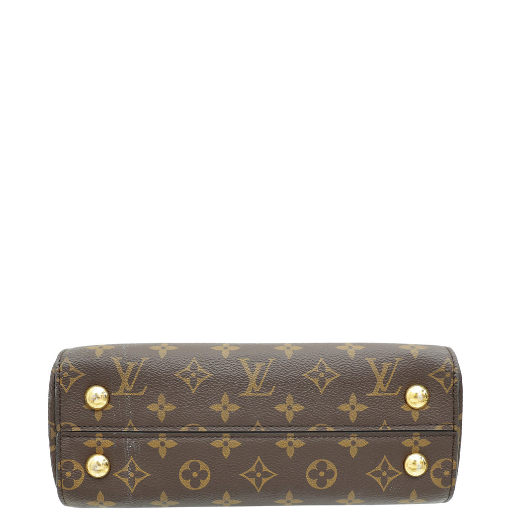 Louis Vuitton Brown Monogram Cluny BB Bag W/ M.A Initials