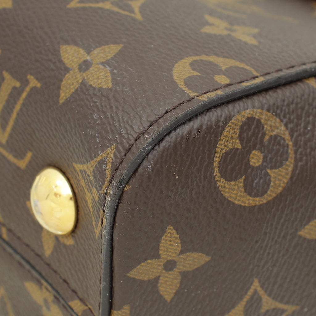 Louis Vuitton Brown Monogram Cluny BB Bag W/ M.A Initials