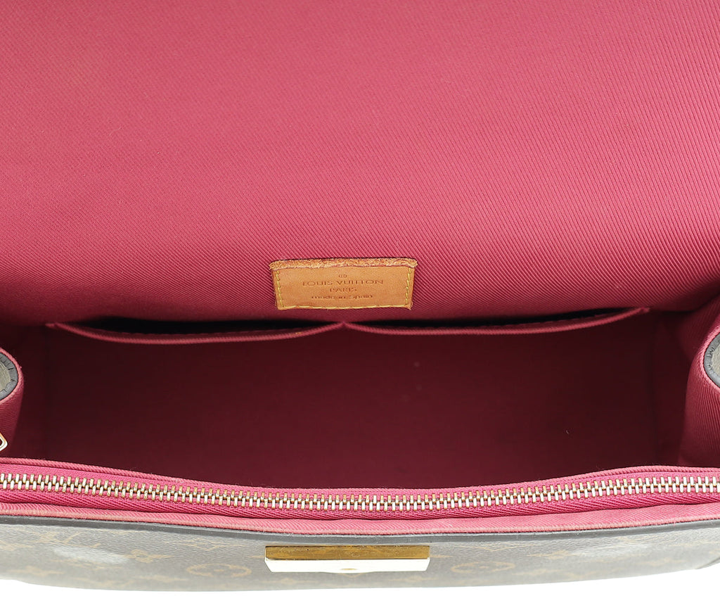 Louis Vuitton Brown Monogram Cluny BB Bag W/ M.A Initials