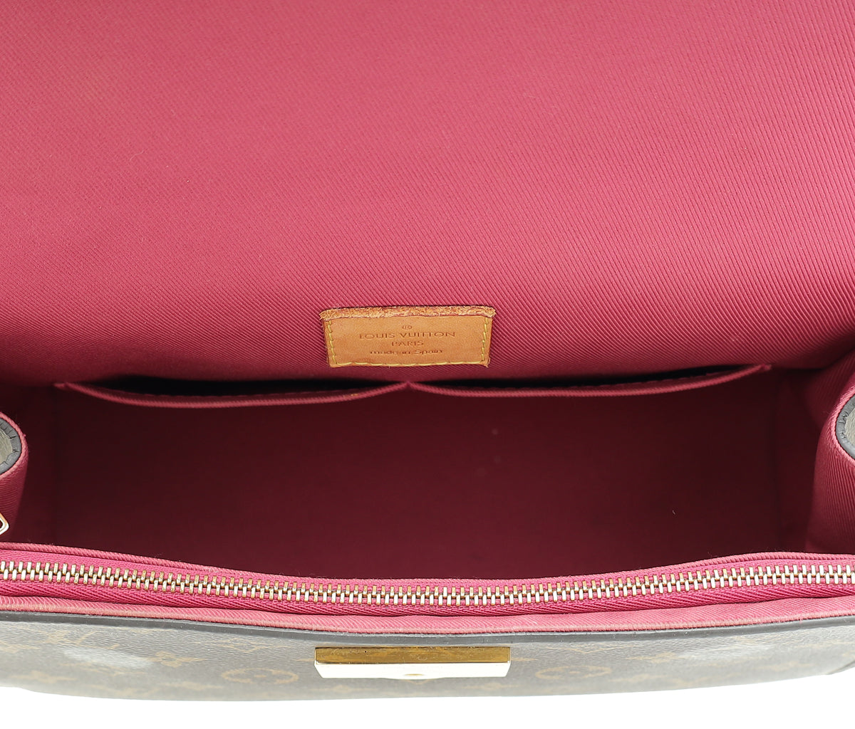 Louis Vuitton Brown Monogram Cluny BB Bag W/ M.A Initials