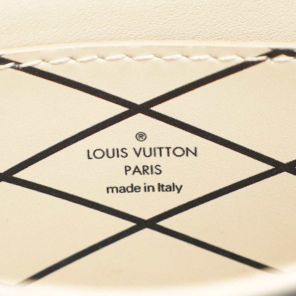Louis Vuitton Monogram Black Vertical Trunk Pochette