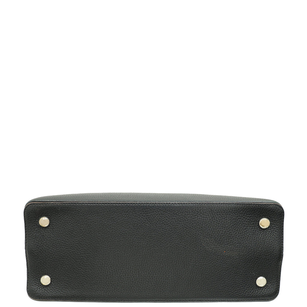 Louis Vuitton Black Capucines GM Bag