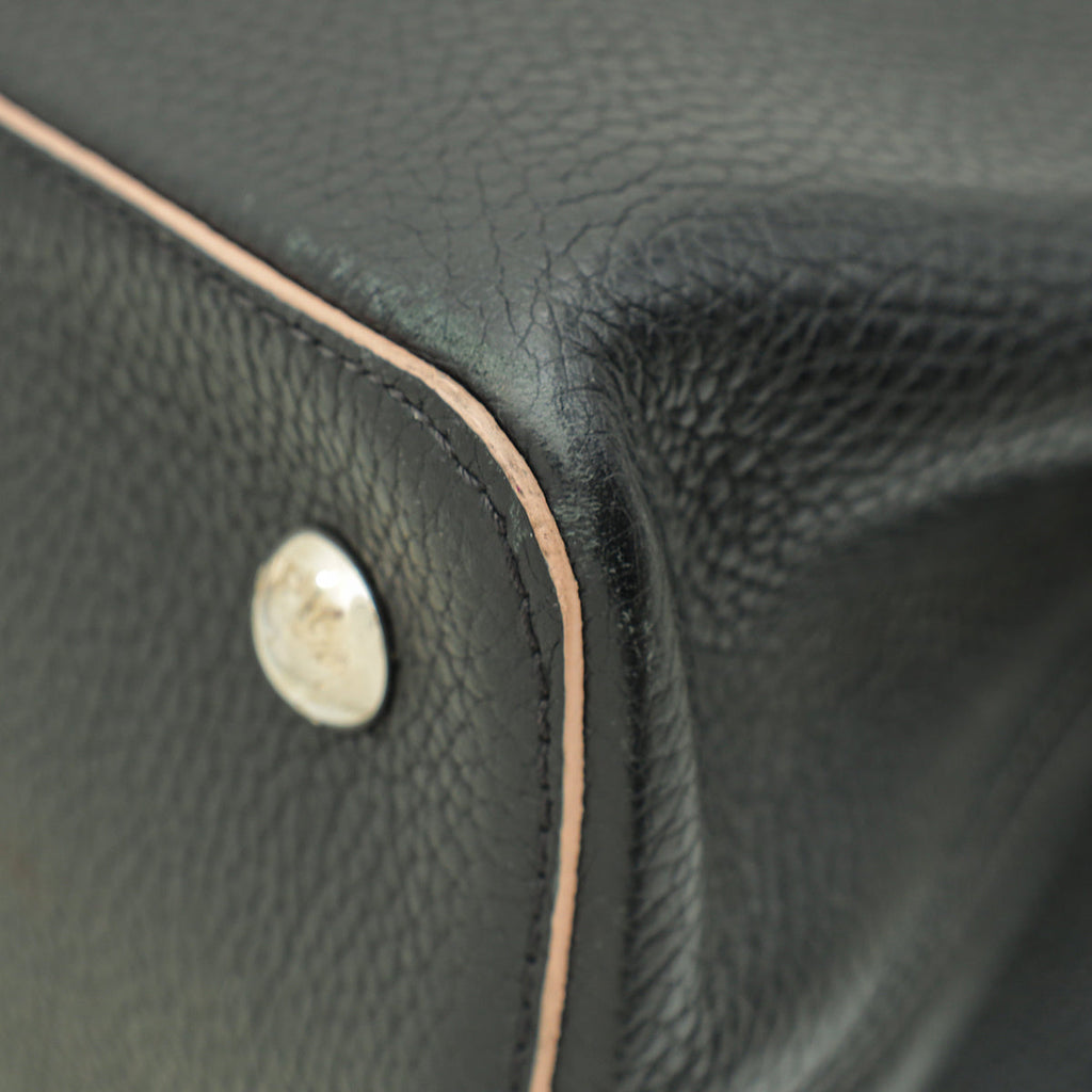 Louis Vuitton Black Capucines GM Bag