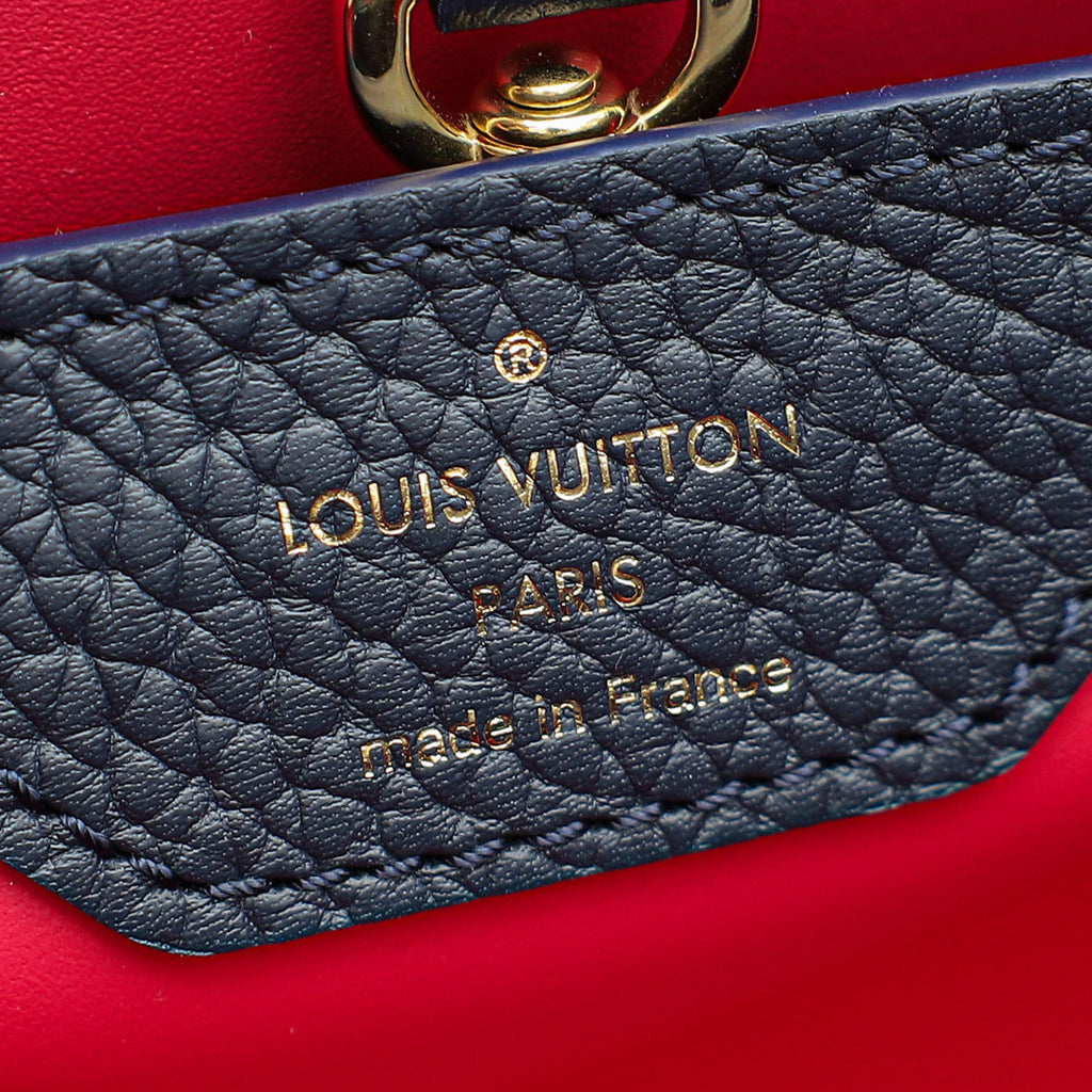 Louis Vuitton Bicolor Taurillon Ostrich Capucines BB Bag