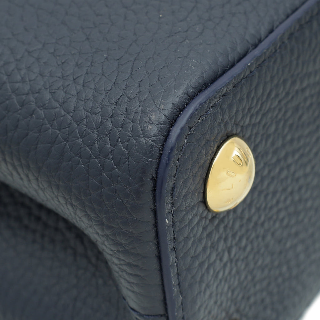 Louis Vuitton Bicolor Taurillon Ostrich Capucines BB Bag