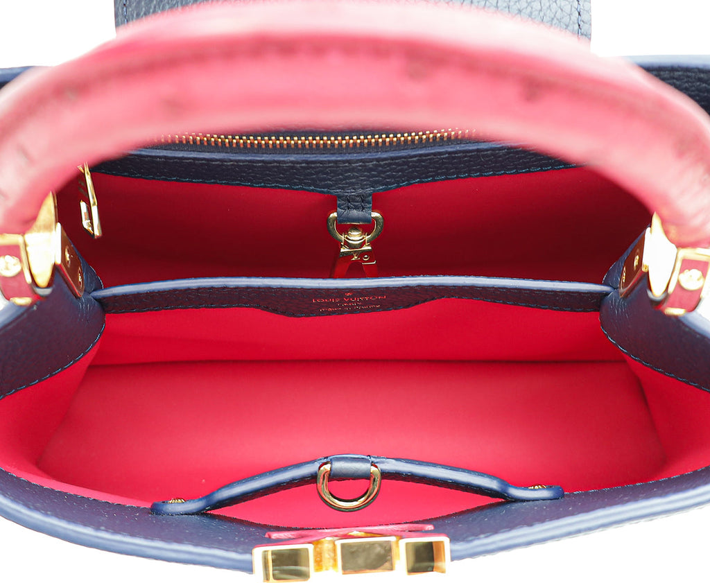 Louis Vuitton Bicolor Taurillon Ostrich Capucines BB Bag