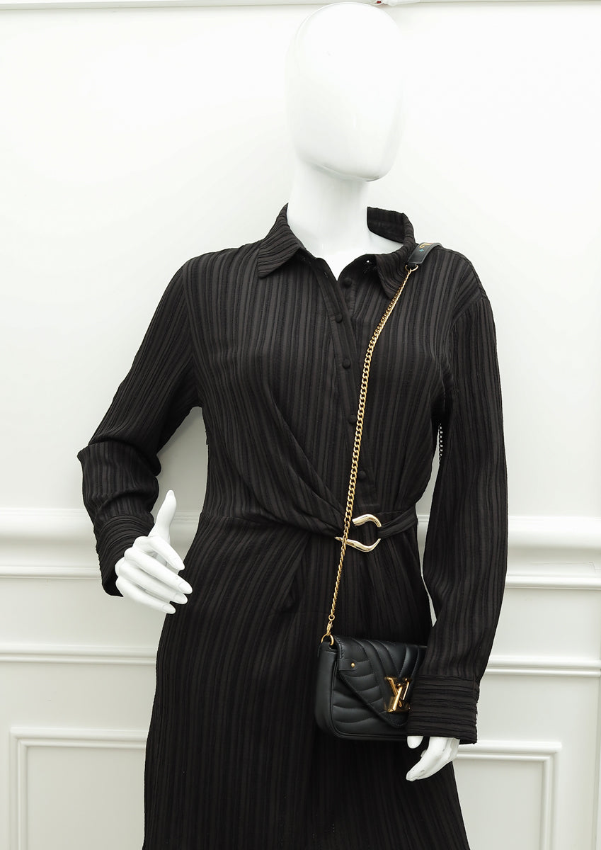 Louis Vuitton Black New Wave Chain PM Bag