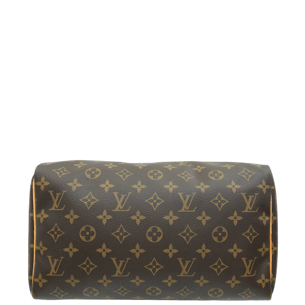 Louis Vuitton Ebene Monogram Speedy 30 Bag