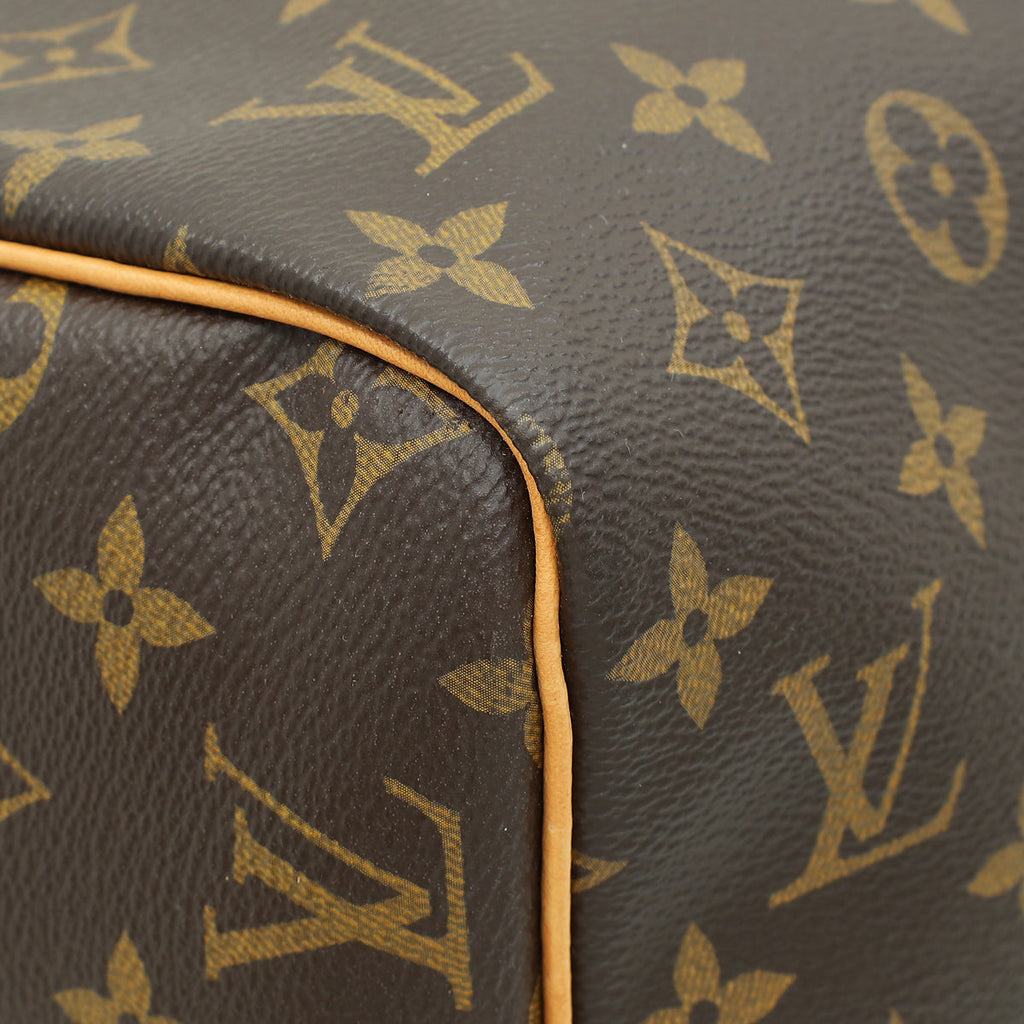 Louis Vuitton Ebene Monogram Speedy 30 Bag
