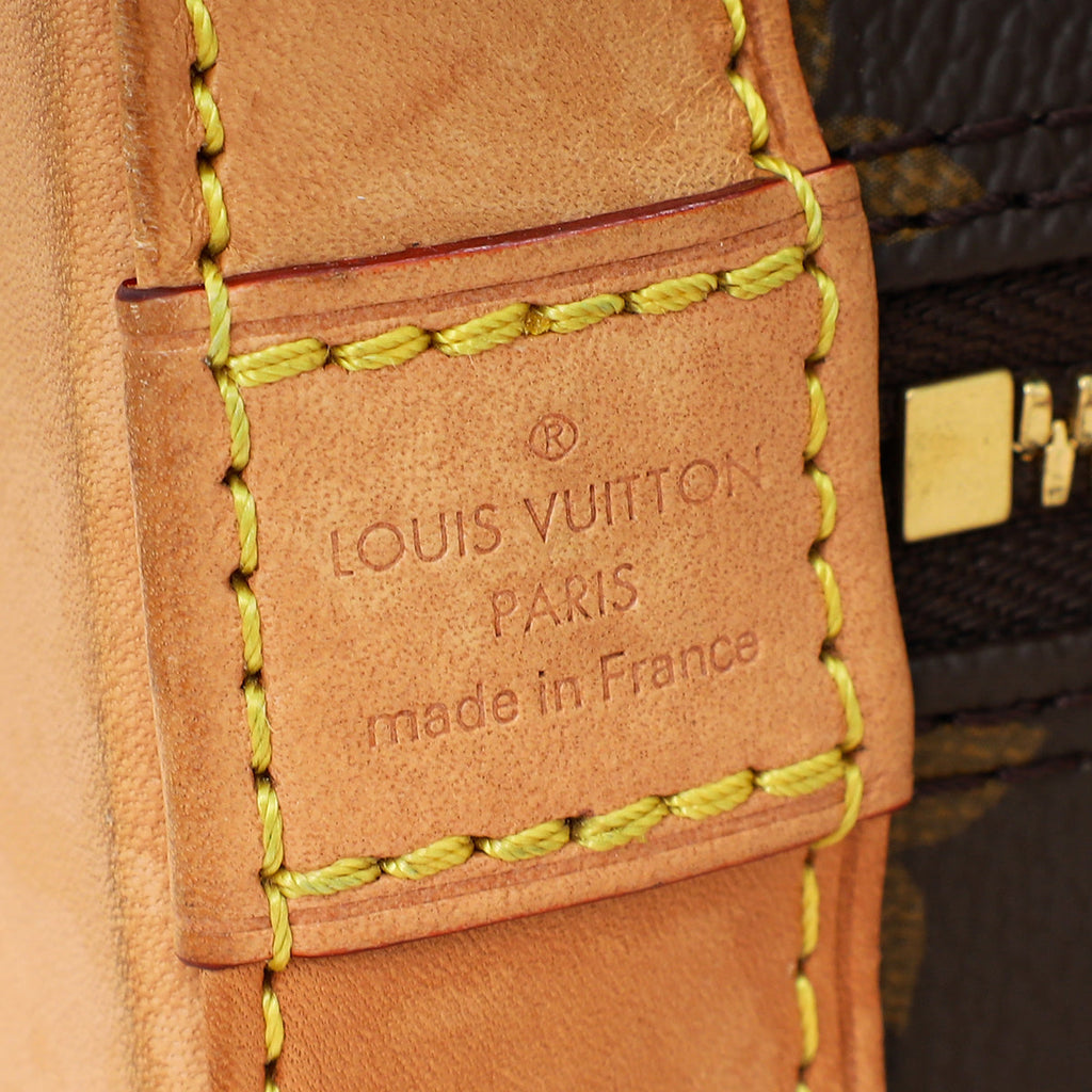 Louis Vuitton Monogram Alma BB Bag W/ D.T Initials