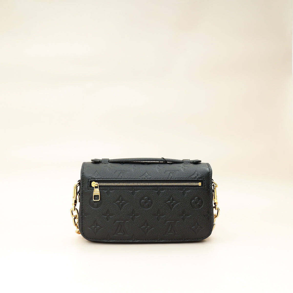 Louis Vuitton Black Monogram Empreinte Pochette Métis East West Bag