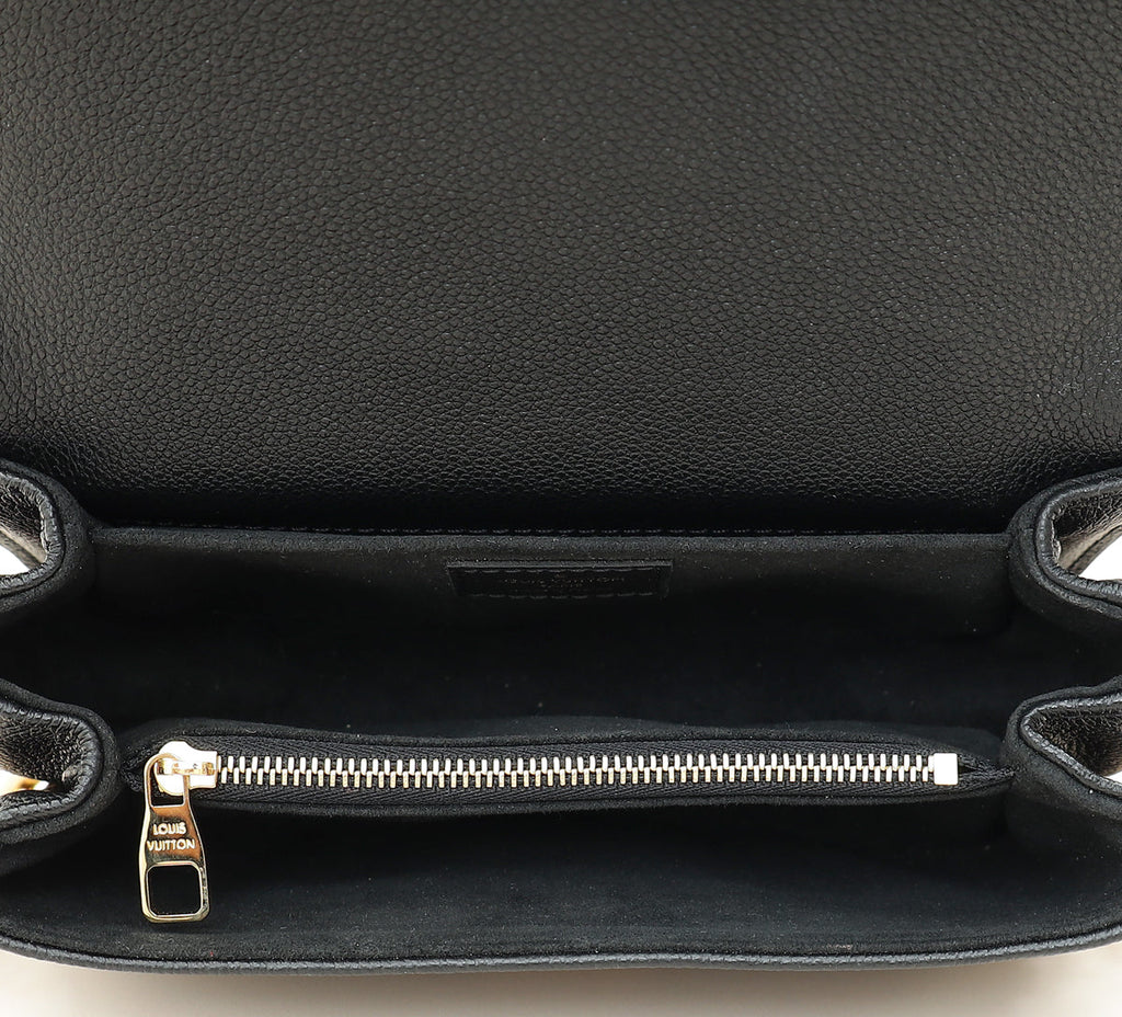 Louis Vuitton Black Monogram Empreinte Pochette Métis East West Bag