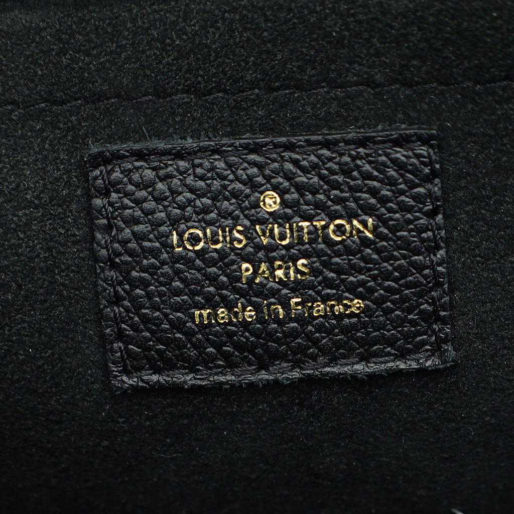Louis Vuitton Black Monogram Empreinte Saint Sulpice BB Bag