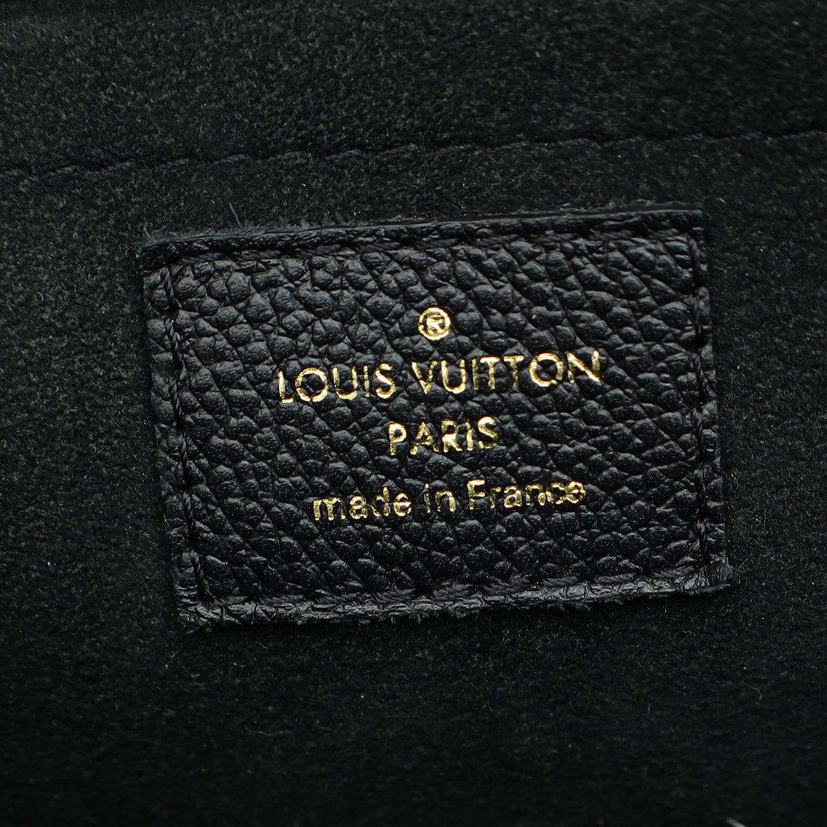 Louis Vuitton Black Monogram Empreinte Saint Sulpice BB Bag