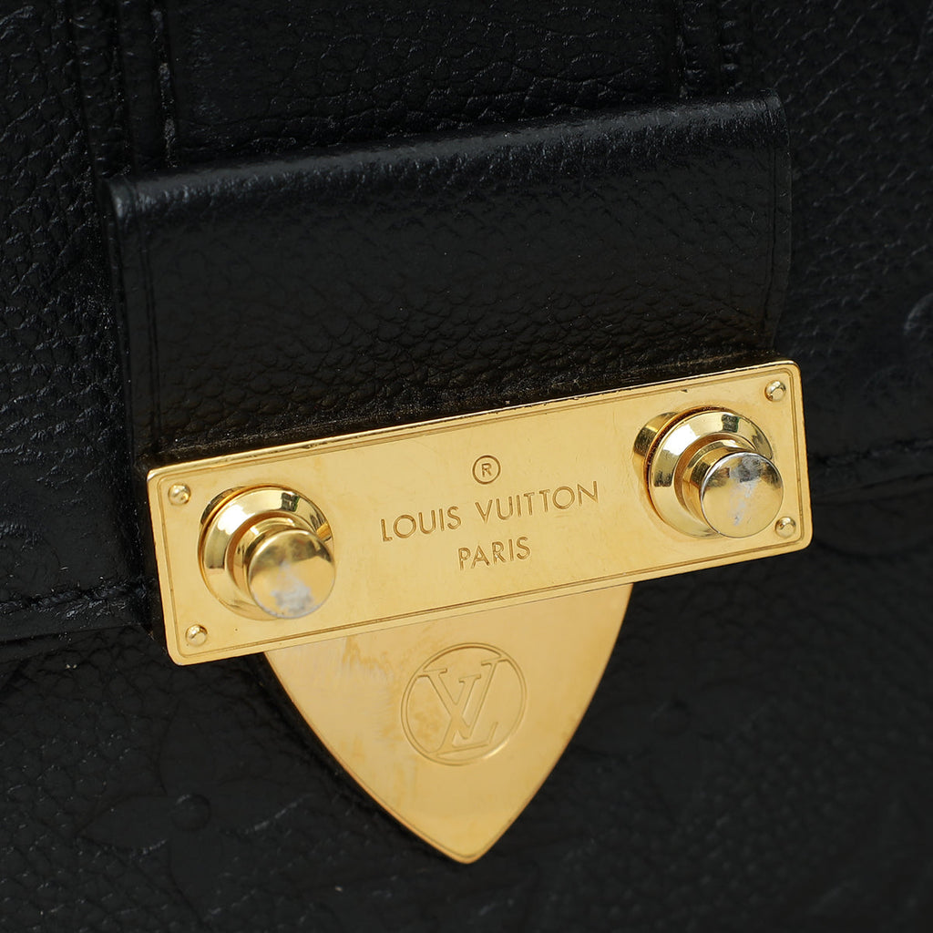 Louis Vuitton Black Monogram Empreinte Saint Sulpice BB Bag