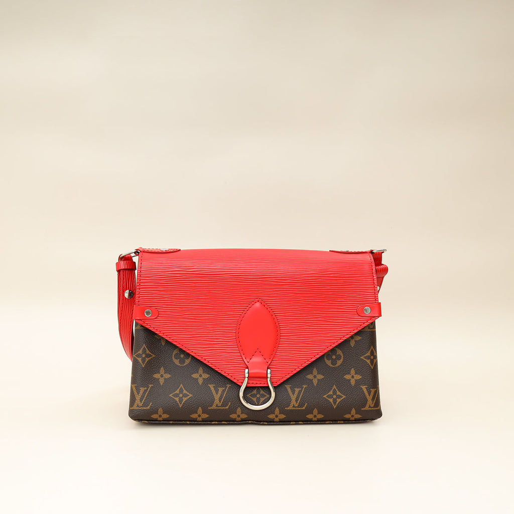 Louis Vuitton Monogram Coquelicot Saint Michel Bag