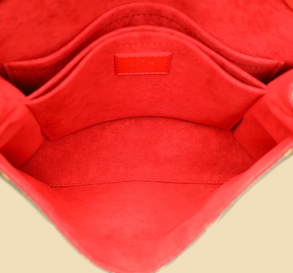 Louis Vuitton Monogram Coquelicot Saint Michel Bag