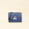 Louis Vuitton Metallic Blue Twist MM Bag