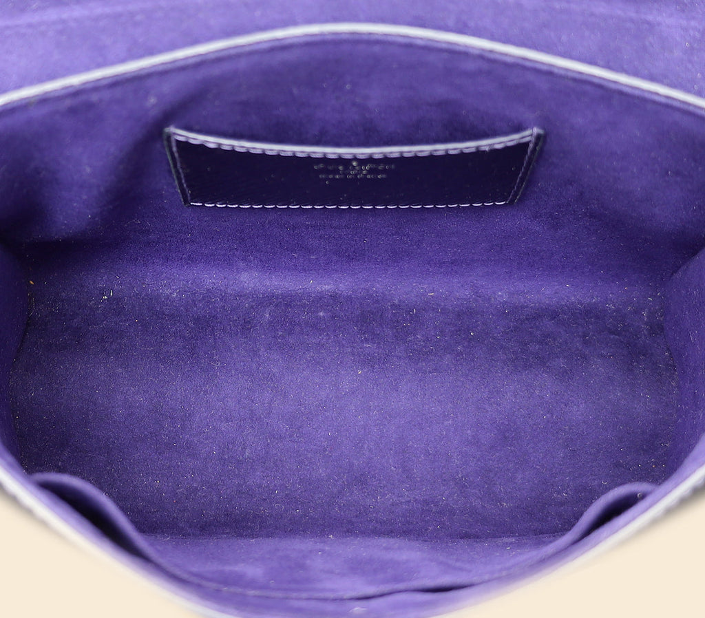 Louis Vuitton Metallic Blue Twist MM Bag