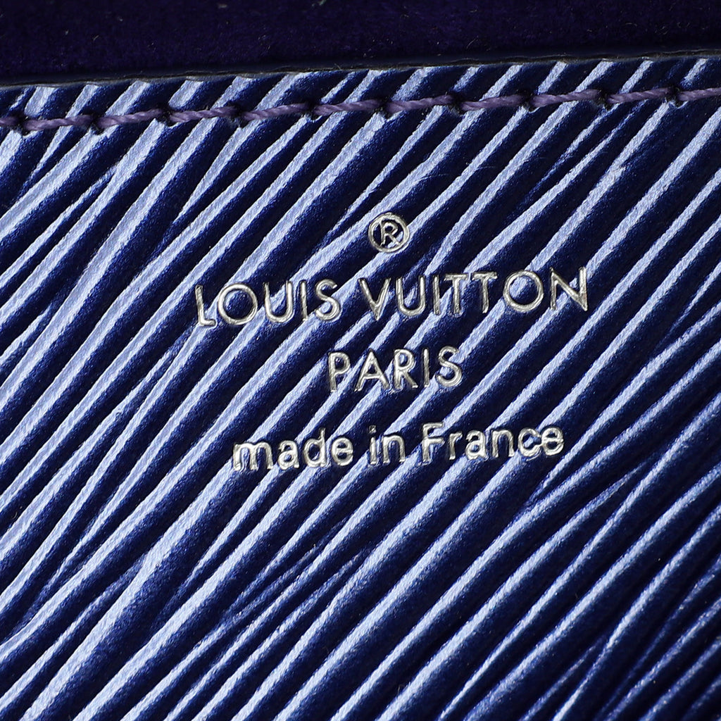 Louis Vuitton Metallic Blue Twist MM Bag