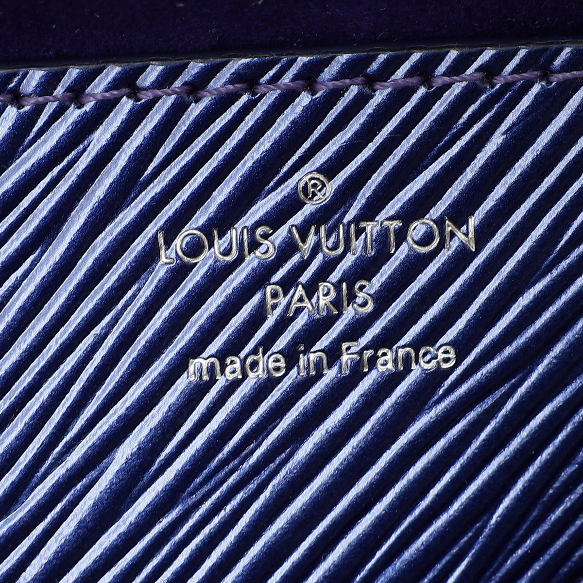 Louis Vuitton Metallic Blue Twist MM Bag