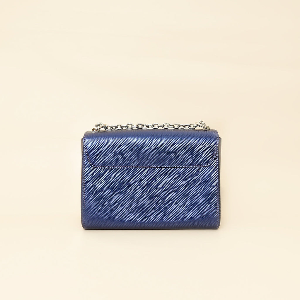 Louis Vuitton Metallic Blue Twist MM Bag
