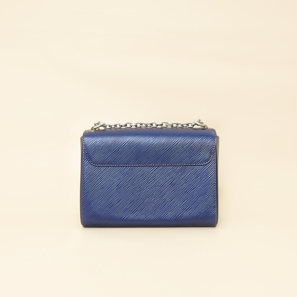 Louis Vuitton Metallic Blue Twist MM Bag