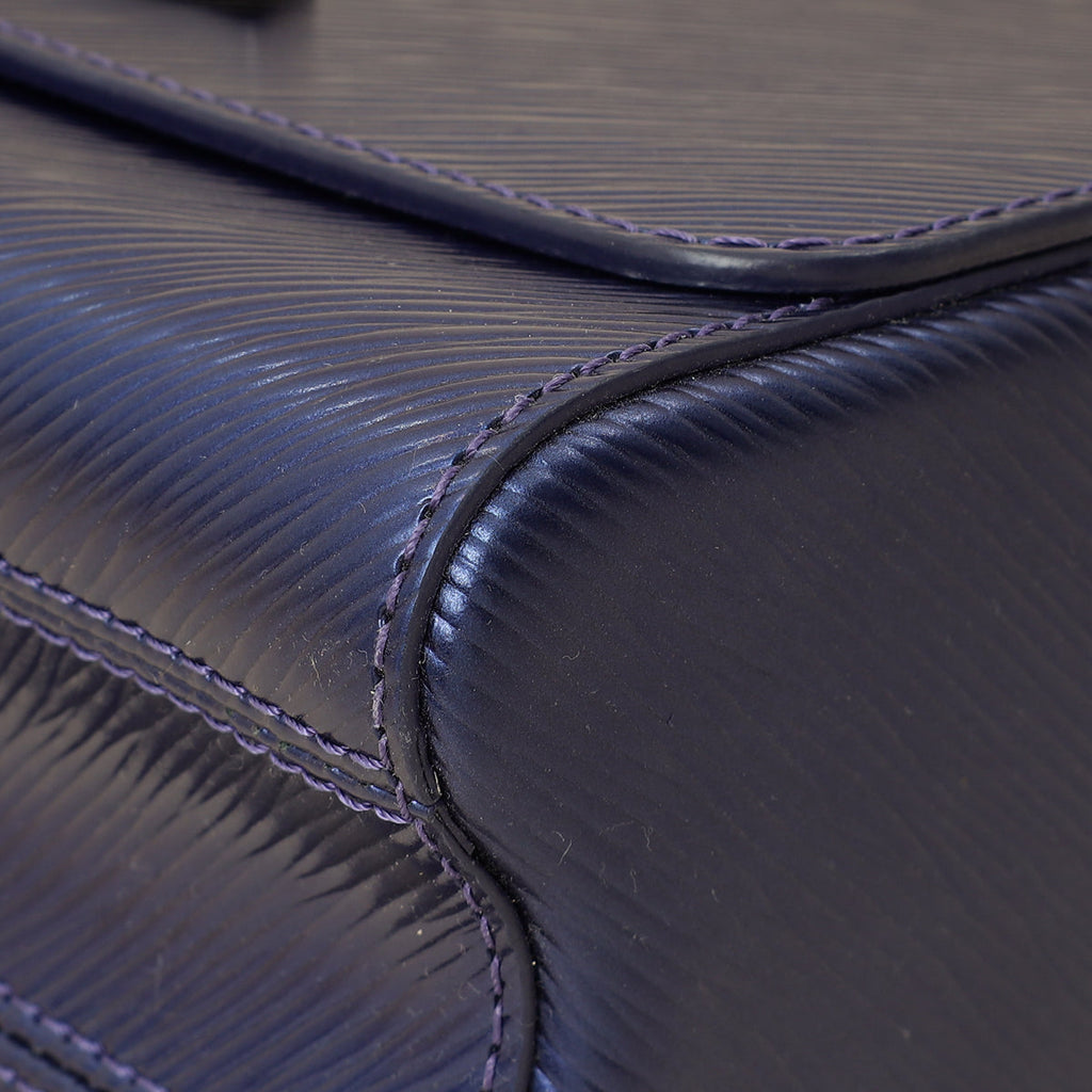 Louis Vuitton Metallic Blue Twist MM Bag