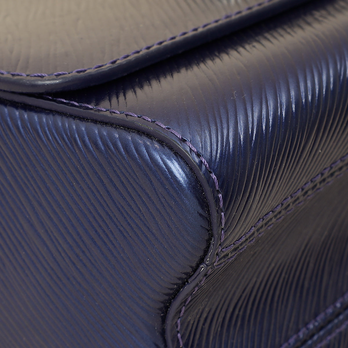 Louis Vuitton Metallic Blue Twist MM Bag