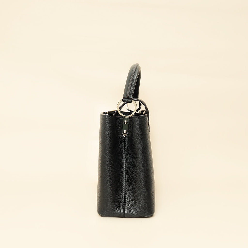 Louis Vuitton Black Capucines MM Bag