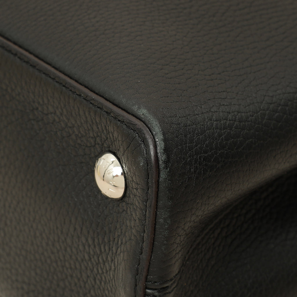 Louis Vuitton Black Capucines MM Bag