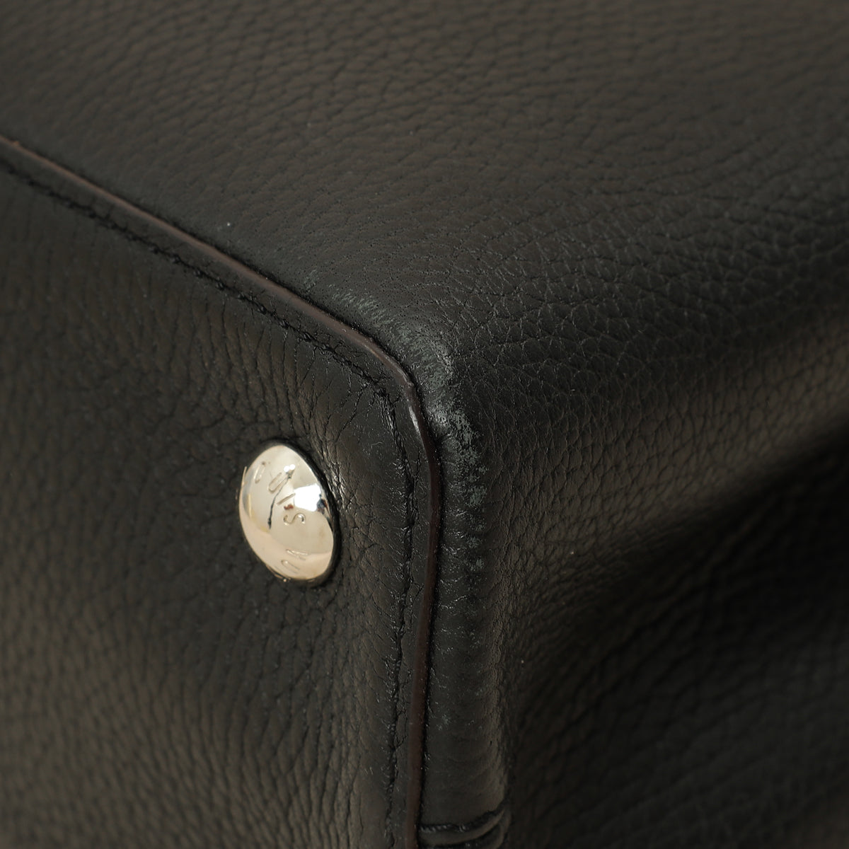 Louis Vuitton Black Capucines MM Bag